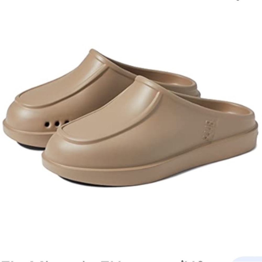 P448 Flo Clog Slip On Open Back Slide Mimetic Neutral Tan mules